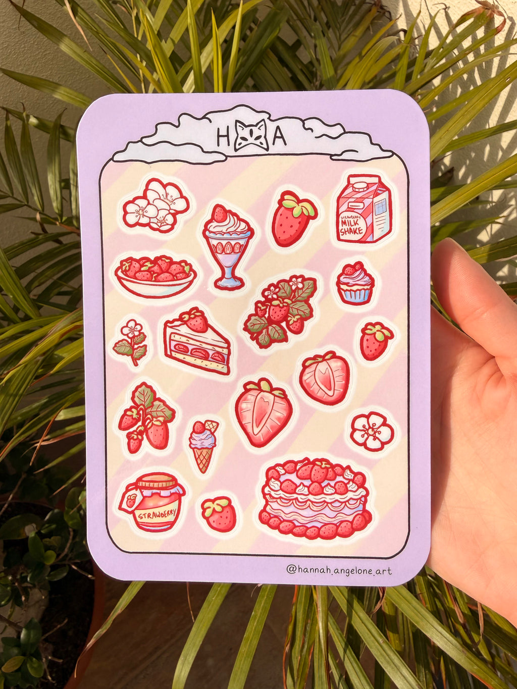 Strawberry Sticker Sheet
