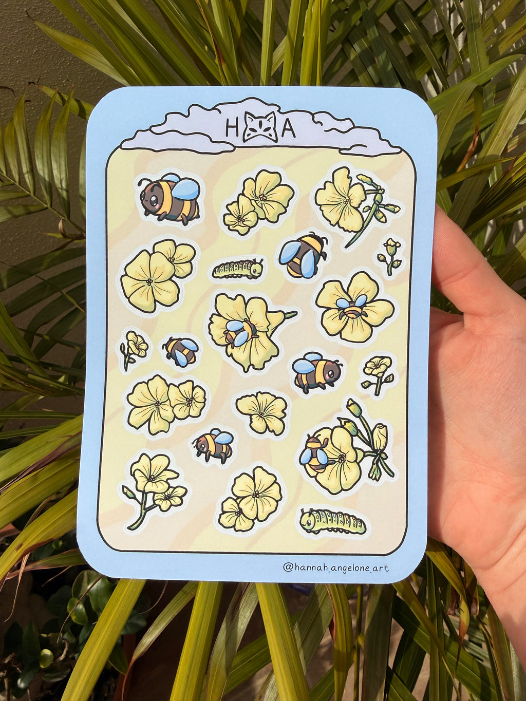 Spring Bees Sticker Sheet
