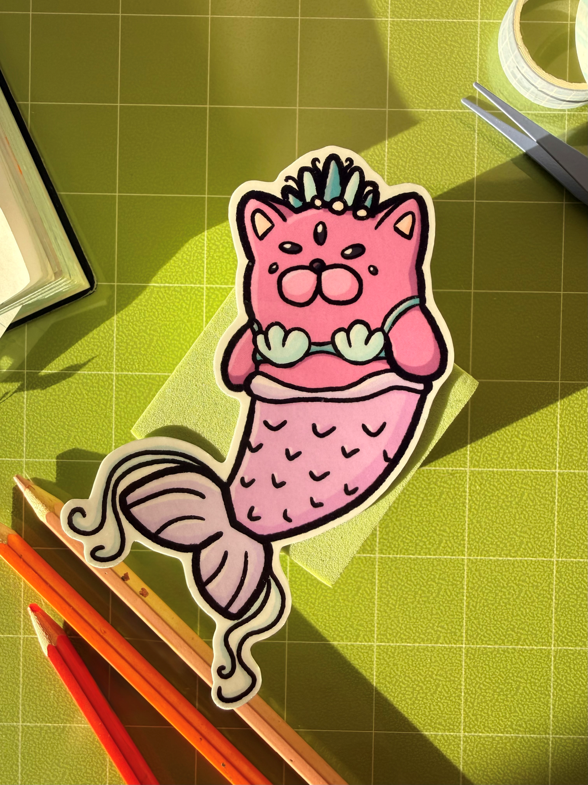 Cela Mermaid Sticker