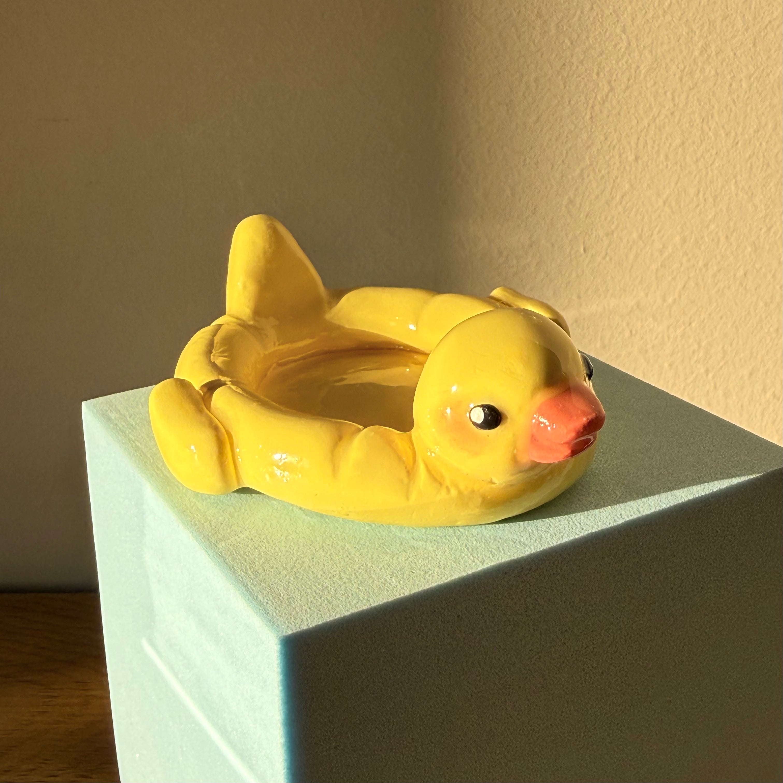 Steve & Duck Sculpture