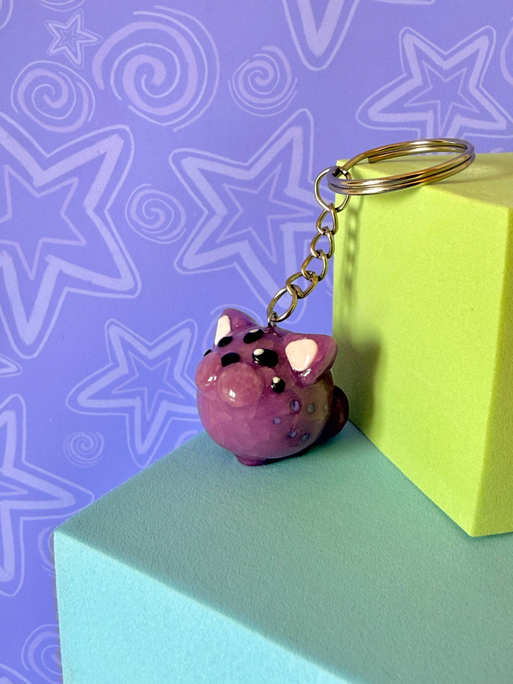 Alien Cat Keychain | Dela