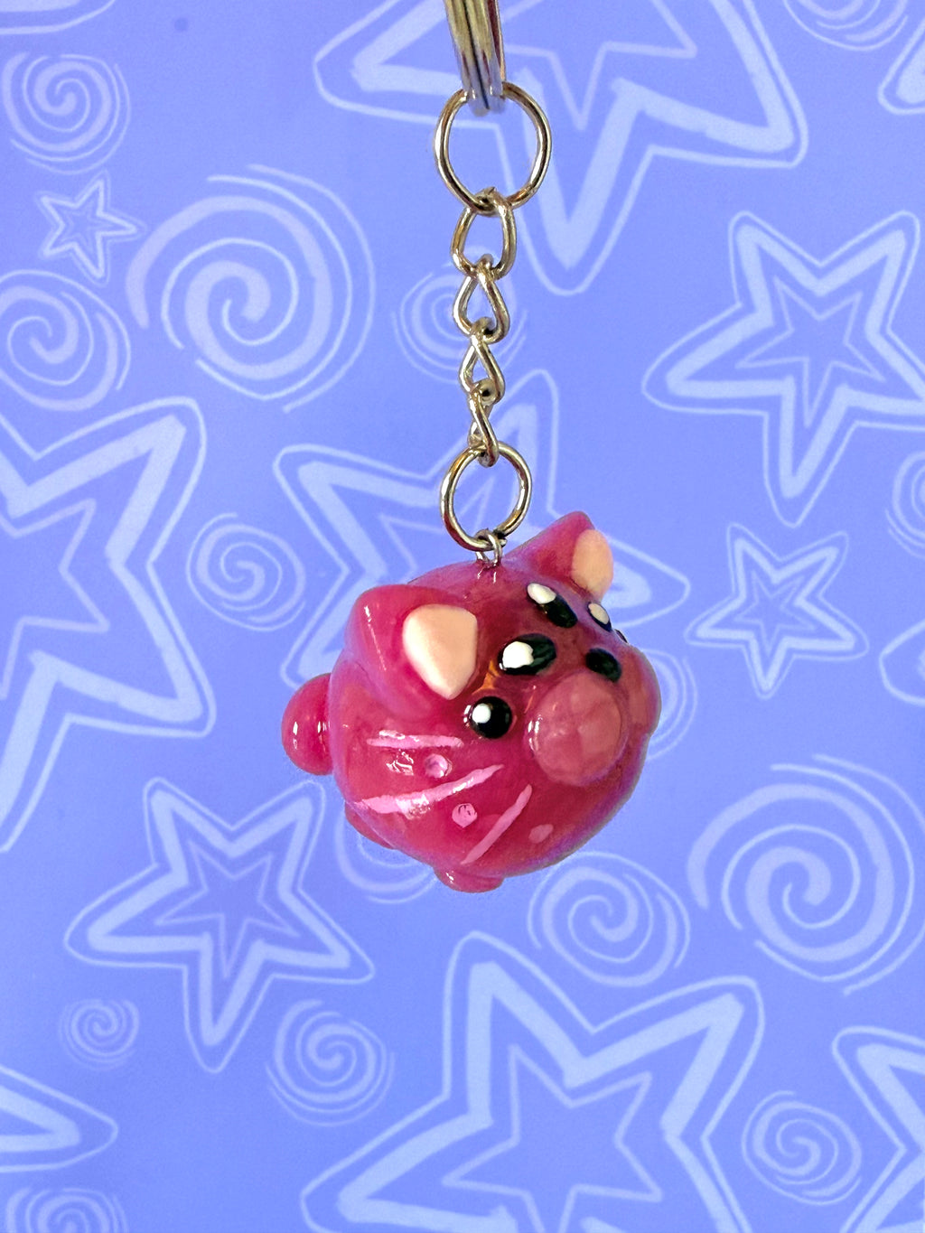 Alien Cat Keychain | Cela