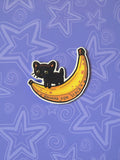 Banana for Scale Cat Sticker