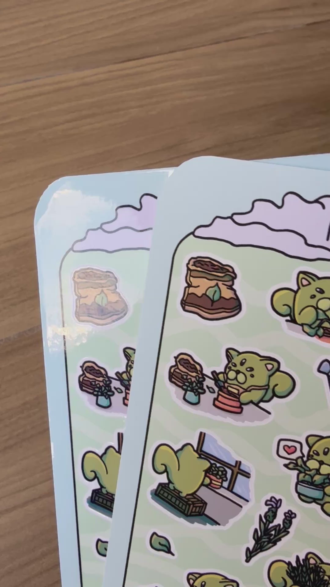 Pel Gardening Sticker Sheet