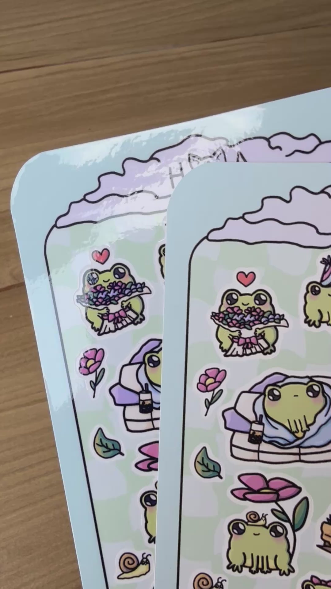 Frog Sticker Sheet