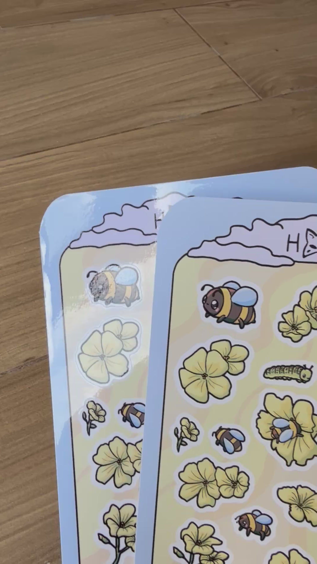 Spring Bees Sticker Sheet
