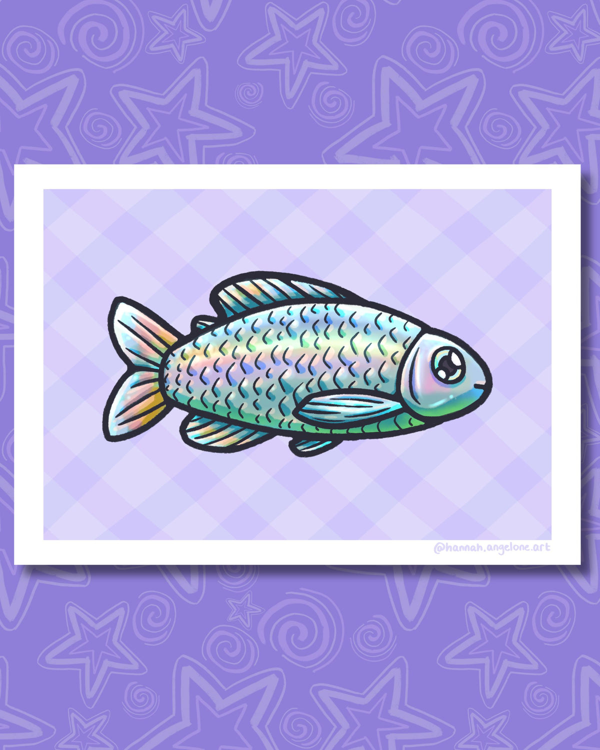 Rainbow Fish Art Print